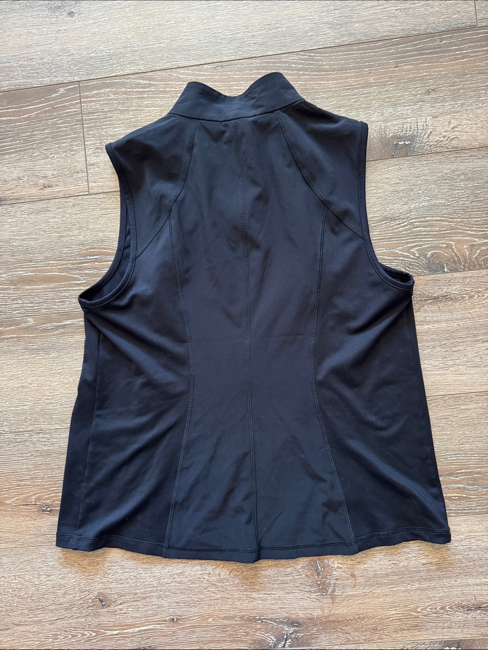 Chico's Zenergy Black Sleeveless Zip Vest Size: 1 - Picture 6 of 10